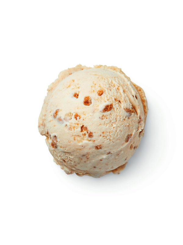 A scoop of ice cream