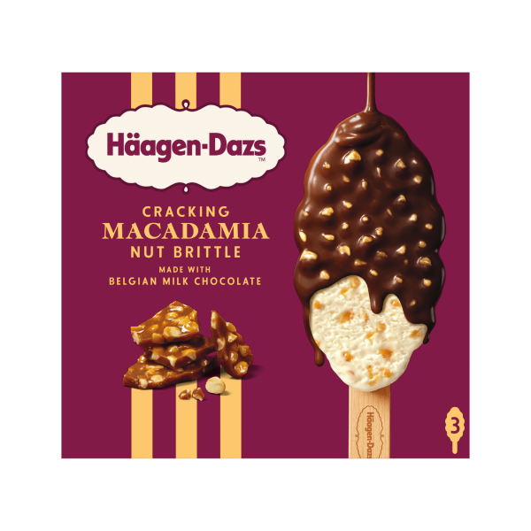 Cracking Macadamia Nut Brittle Stickbar Multipack-
